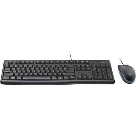 Logitech MK120 Combo de Teclado y Ratón USB, Distribución Inglesa UK Logitech MK120 Combo de Teclado y Ratón USB, Distribución Inglesa UK